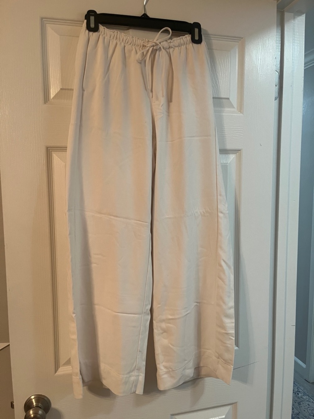 a new day Wide-Leg Drawstring Pants - cream or off white